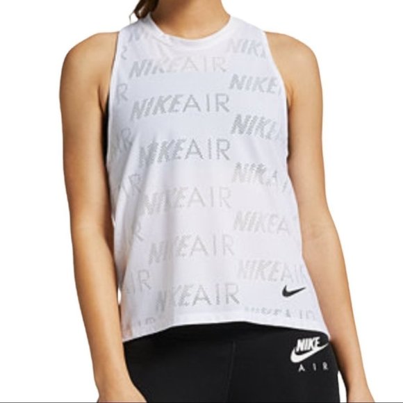 Nike Tops - 6. Nike Air Women’s Racerback Running Tank Top Size XS White